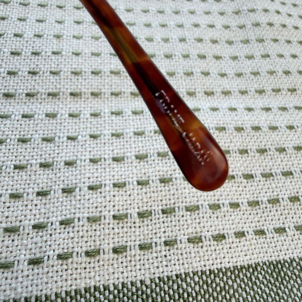 Vintage Polo Ralph Lauren Glasses Classic XVIII Deluxe 49-19-145 Round Tortoise - Picture 9 of 11